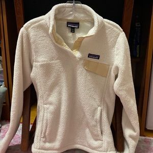 Patagonia Small Re Tool Snap Pullover Cream